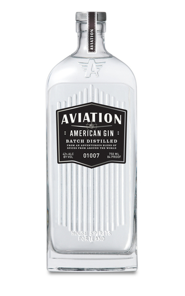 garrafa de gin aviation
