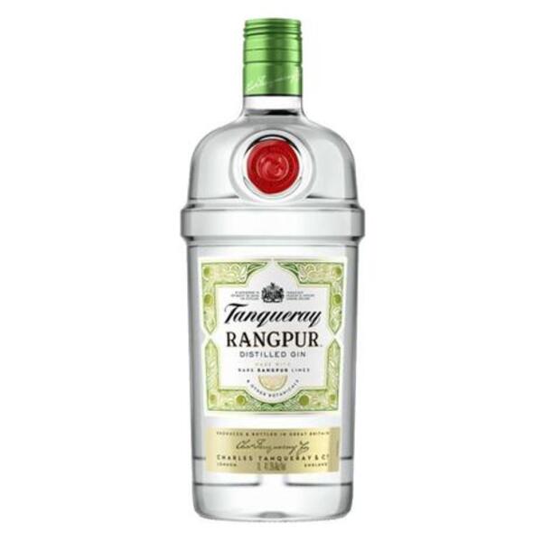 garrafa de gin tanqueray rangpur